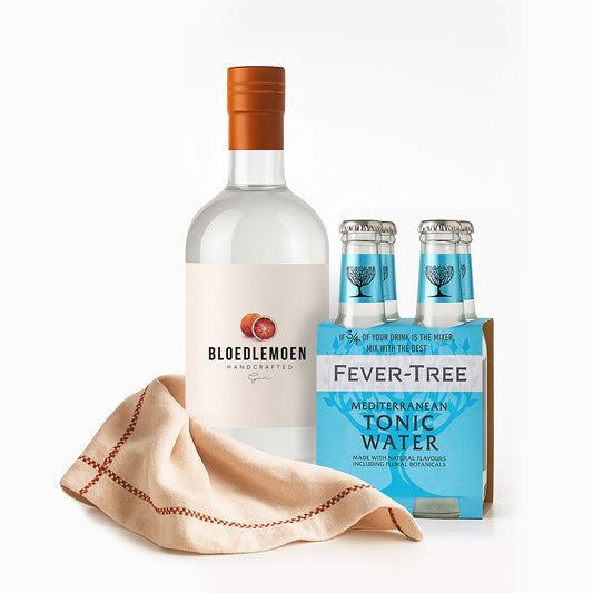Bloedlemoen Gin Original, Fever-Tree Original plus FREE set of 2 Cocktail Napkins